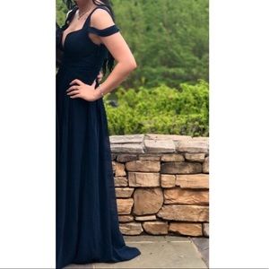 Navy Blue Prom Dress